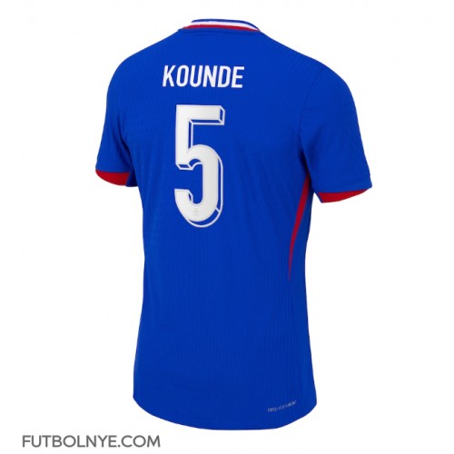 Camiseta Francia Jules Kounde #5 Primera Equipación Eurocopa 2024 manga corta